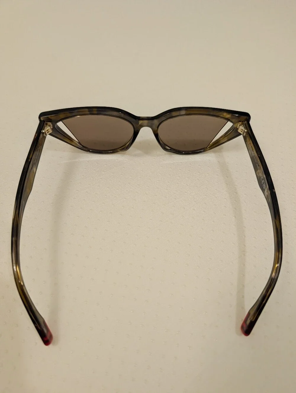 Fendi Brown Tortoiseshell Cat-Eye Sunglasses
